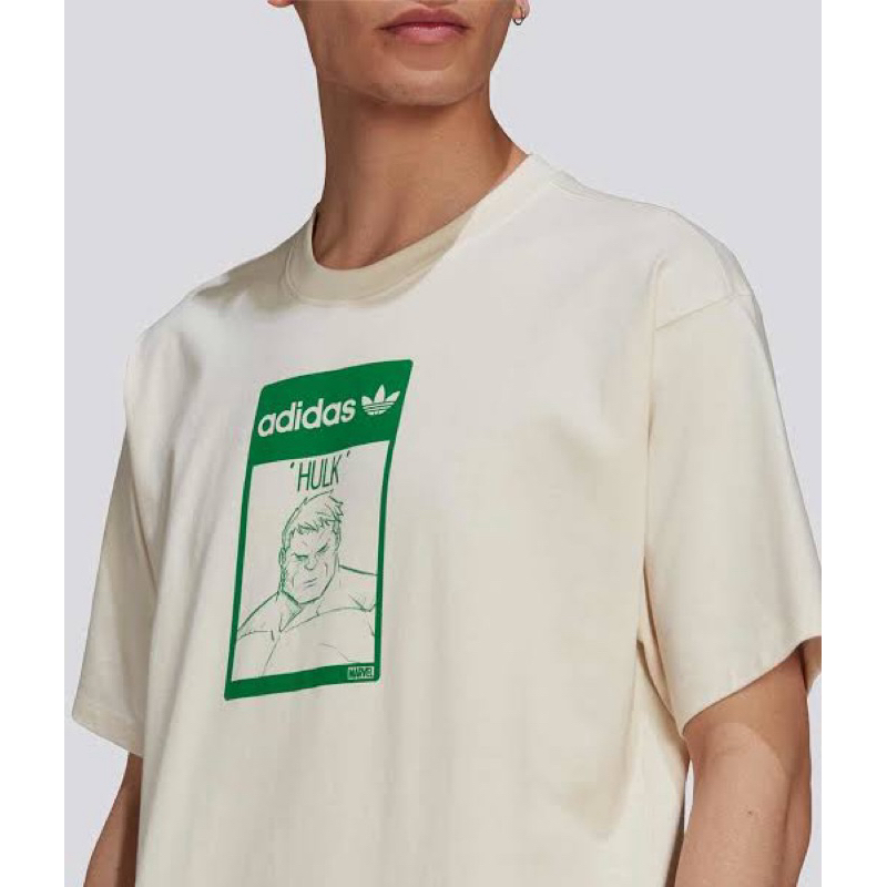 Tshirt Adidas Disney Kermit Yoda Hulk cream