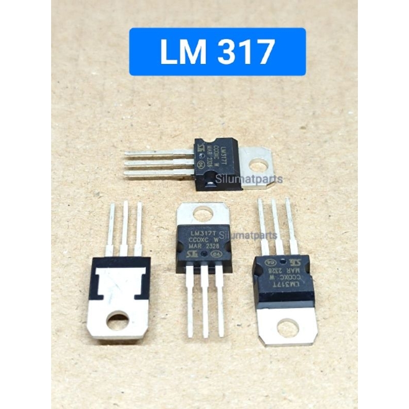 LM317 LM317T LM 317 Adjustable Voltage Regulator IC / Transistor LM 317T TR LM317