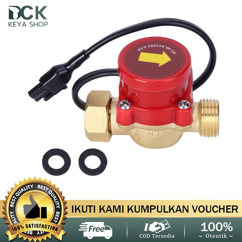 Water Flow Switch Pompa Air DC/Otomatis Pompa Air Dorong Booster Pump/1' x 1/2' & 3/4' Water Flow Sw