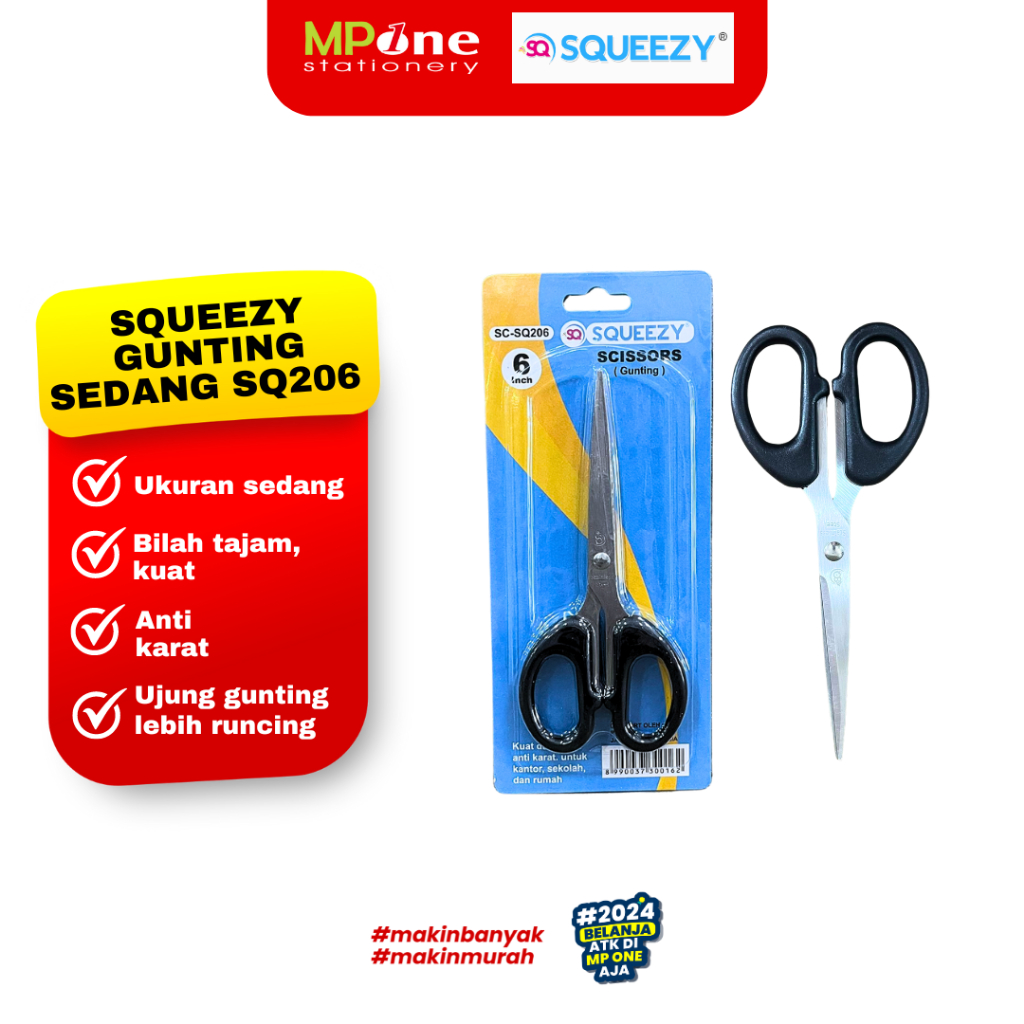 

(1 PCS) SQUEEZY 1 PCS GUNTING SEDANG SQ206