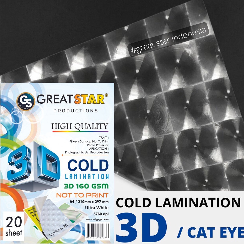 

KODE G5G5 LAMINASI 3D GS UK A42 lembar