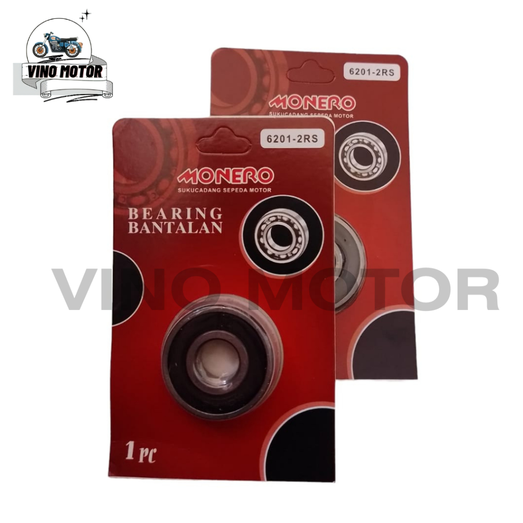 BEARING / LAHER RODA DEPAN 6201 2RS ORIGINAL MONERO