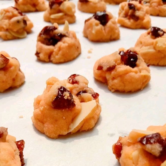 

Cookies Berry Mini Bites Almond - Dessert Jar