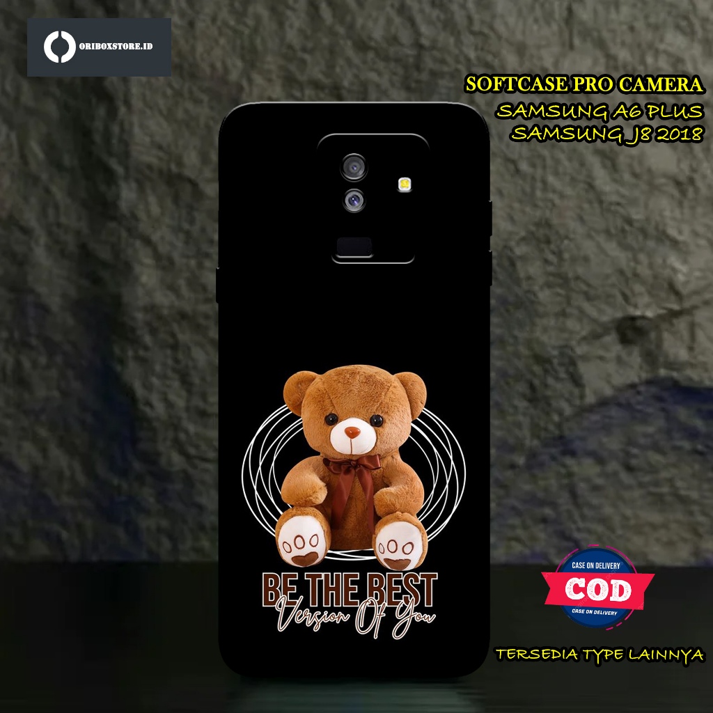 ORIBOXSTORE - Case SAMSUNG A6 PLUS / SAMSUNG J8 2018 Terbaru - Motif Bear - Casing SAMSUNG A6+ / SAM