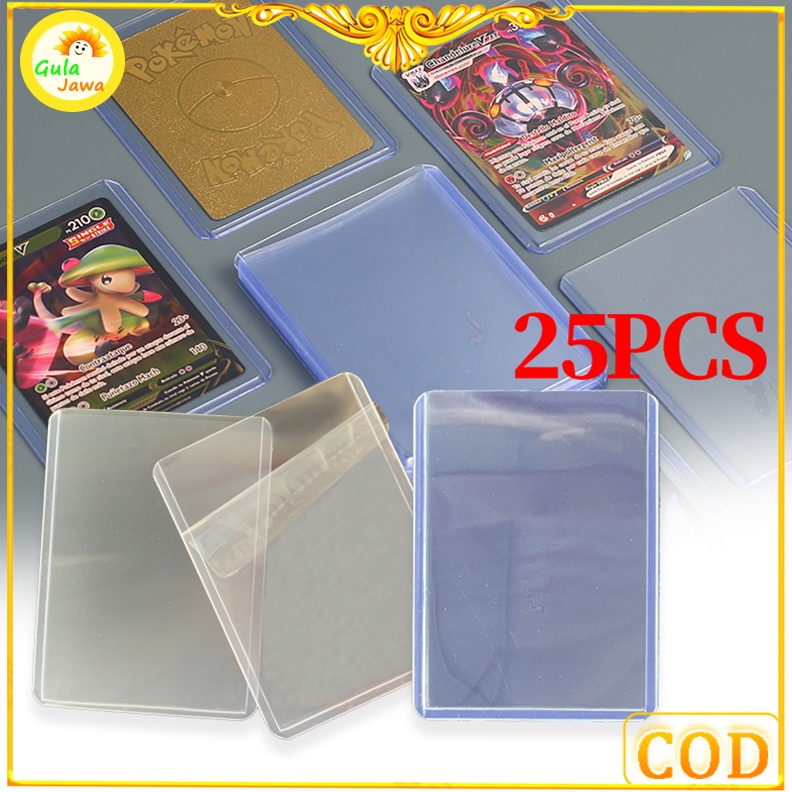 

25 pcsset Toploader Card Protector Transparan Ultra Pro Sultan PhotocardCard Sleeve Pokemon3x435PT KODE R6K1