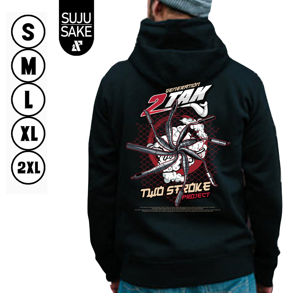 Jaket Hoodie Hodie Sweater Two 2 2tak Tak Rx King Racing Stroke 2stroke Pria Distro Original Murah K