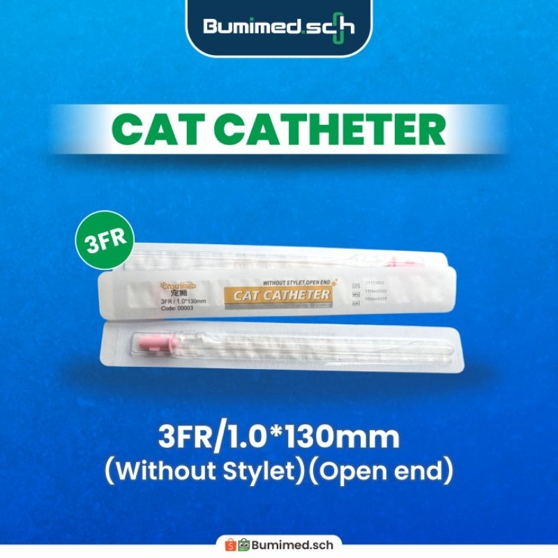 KATETER URINE KUCING (CAT CATHETER)(WITHOUT STYLET)(OPEN END)