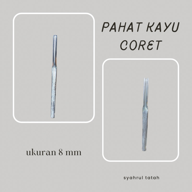 pahat ukir kayu coret super eceran dan paket