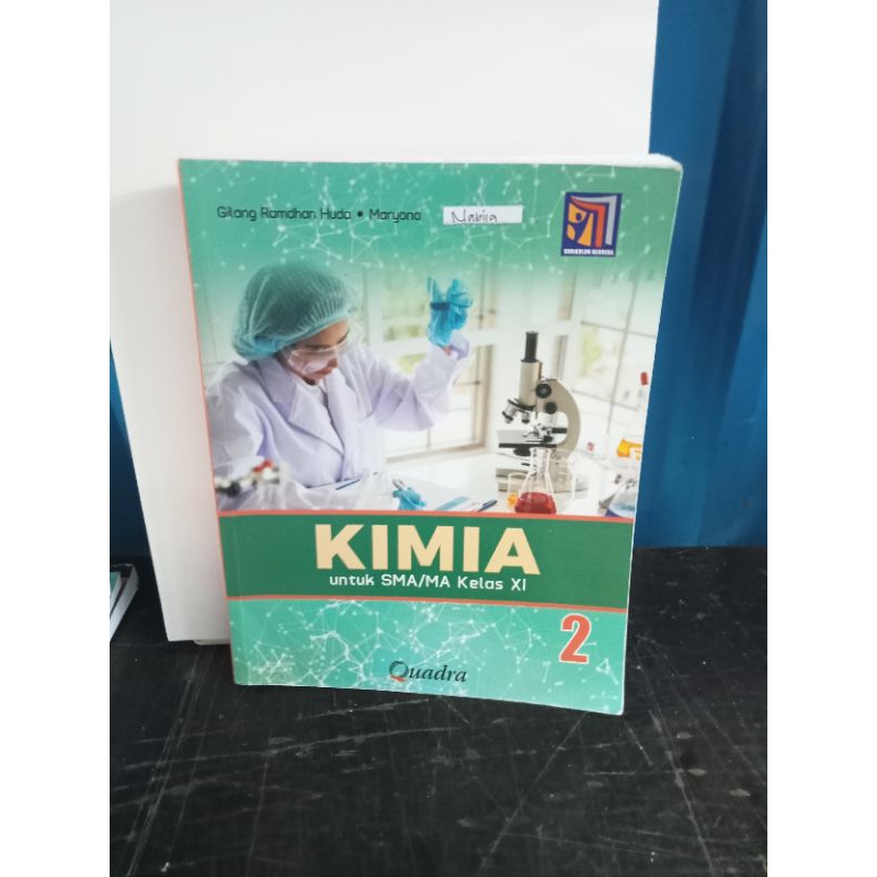 buku kimia kelas 2/11 SMA quadra kurikulum merdeka
