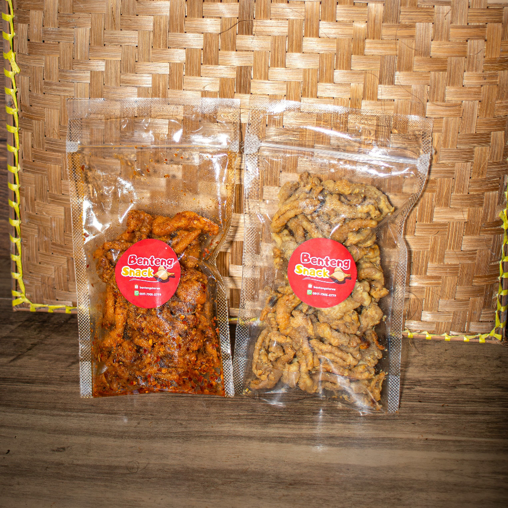 

Kripik Usus 100 gr - Benteng Snack