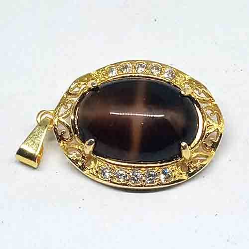 liontin batu tapak jalak bagus batu asli