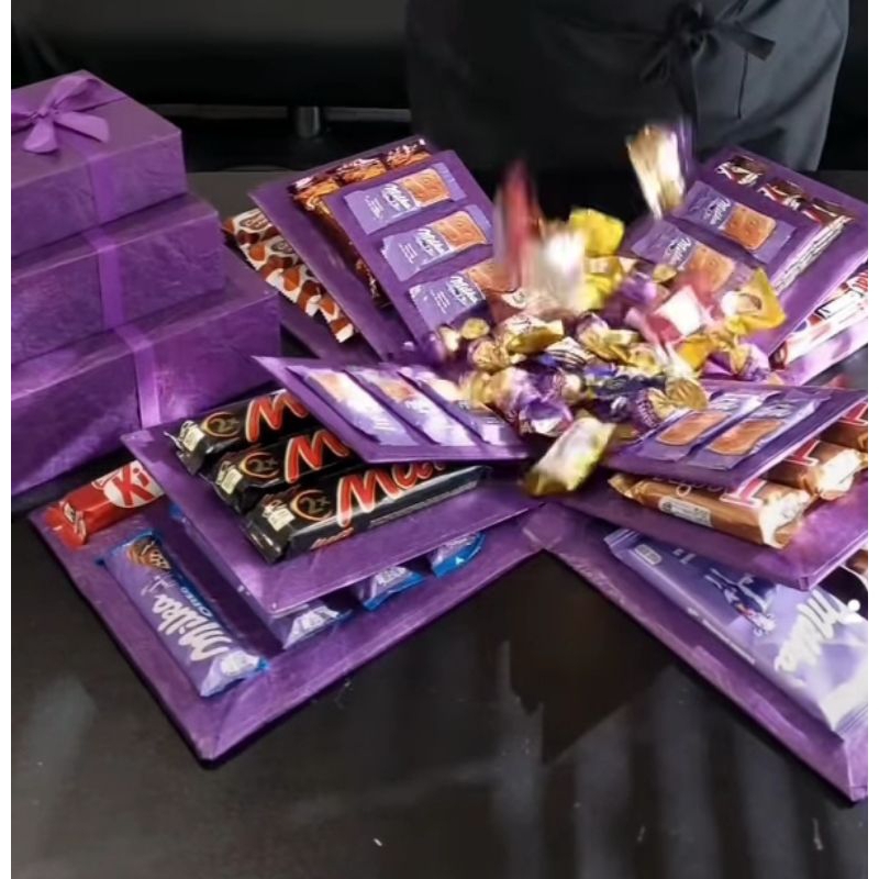 

Paket B snack box viral