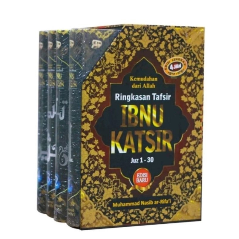 Buku Ringkasan Tafsir Ibnu Katsir 1-4 Jilid (ORIGINAL)