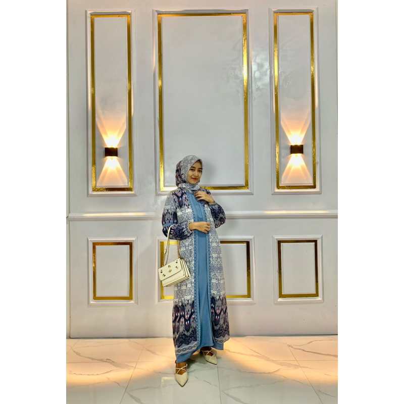 Abaya Etnik Turkis || Abaya Model Arabic ||  Gamis Dres  Wanita Kondangan