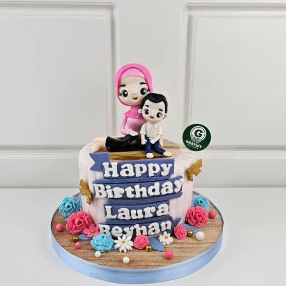 

CAKE TEMA FIGURE UK 15CM/KUE ULANG TAHUN