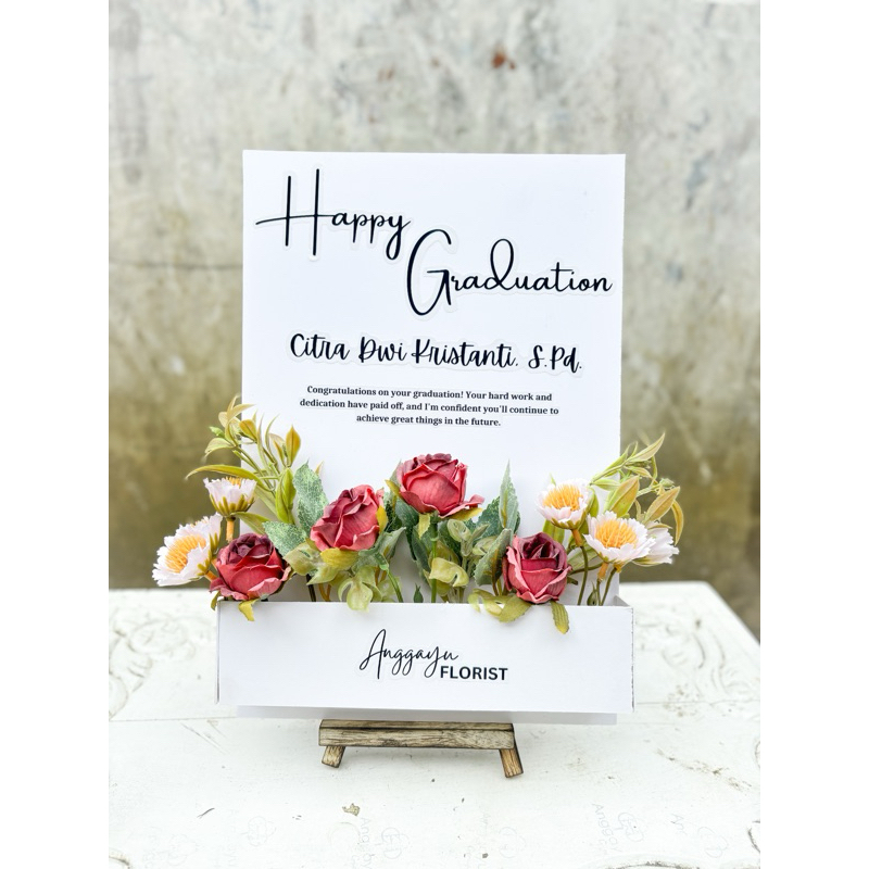 

Flower Box / Hiasan Meja / Gift ukuran 20x30cm