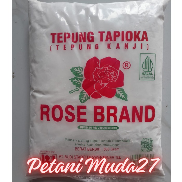 

Tepung Tapioka Rose Brand 500 gram / Tepung Kanji