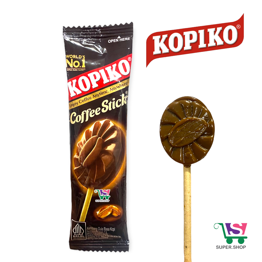 

Kopiko Coffee Stick Permen Loli Lollipop 7 Gram SATUAN