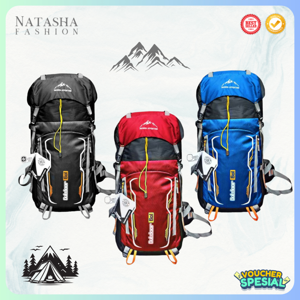 Tas Gunung - Tas Carrier - Ukuran 60 Liter