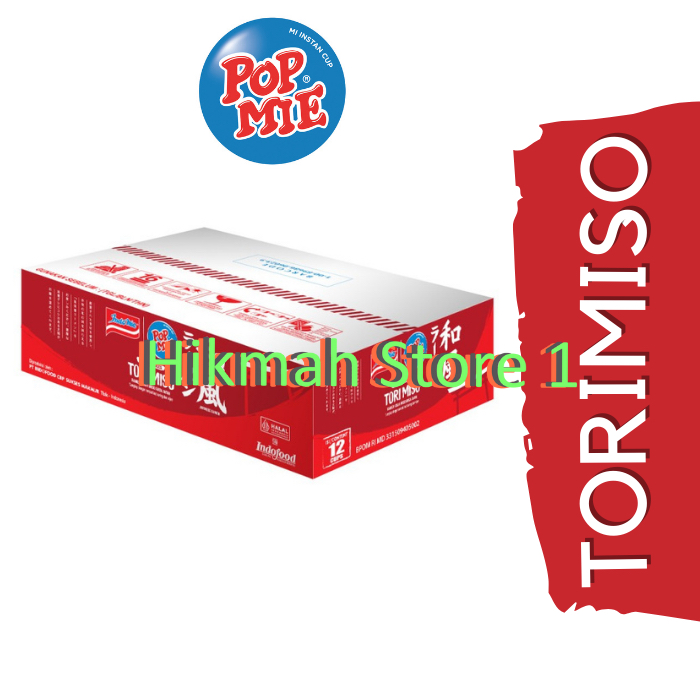 

Pop Mie TORI MISO Ramen 1 Dus Isi 12 pcs