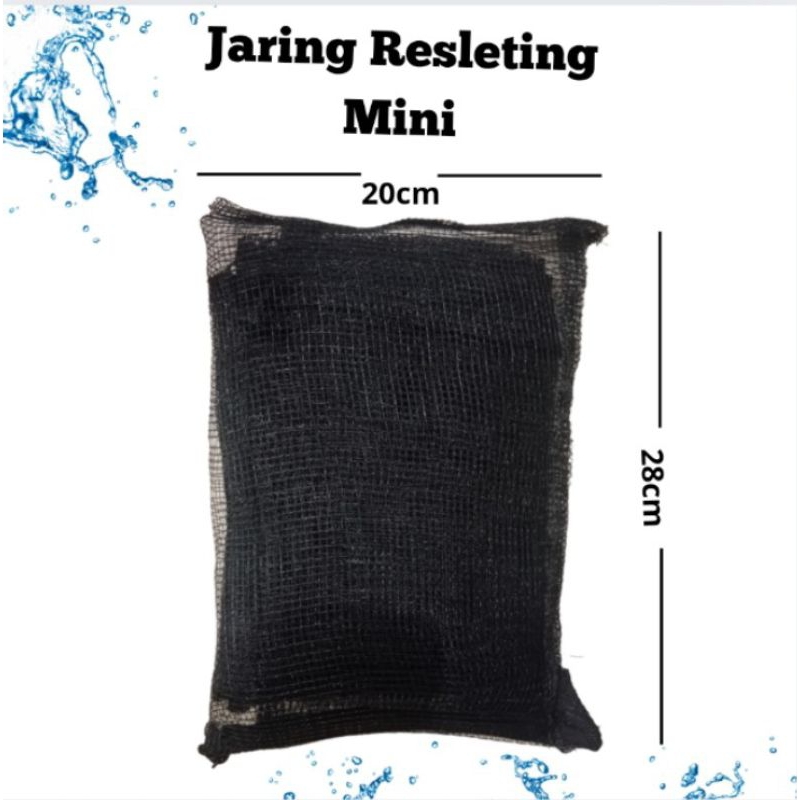 JARING KANTONG MEDIA FILTER KOLAM AQUARIUM JARING RESLETING SIZE L / M / S / SS ( mini )