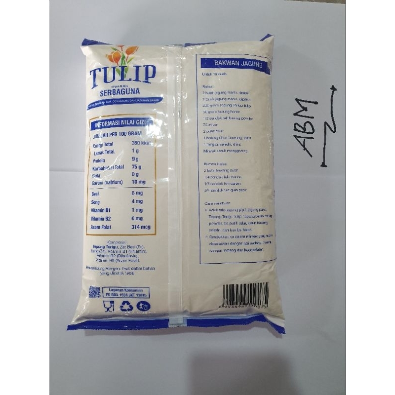 

TULIP Tepung Terigu Serbaguna Kemasan (1kg)