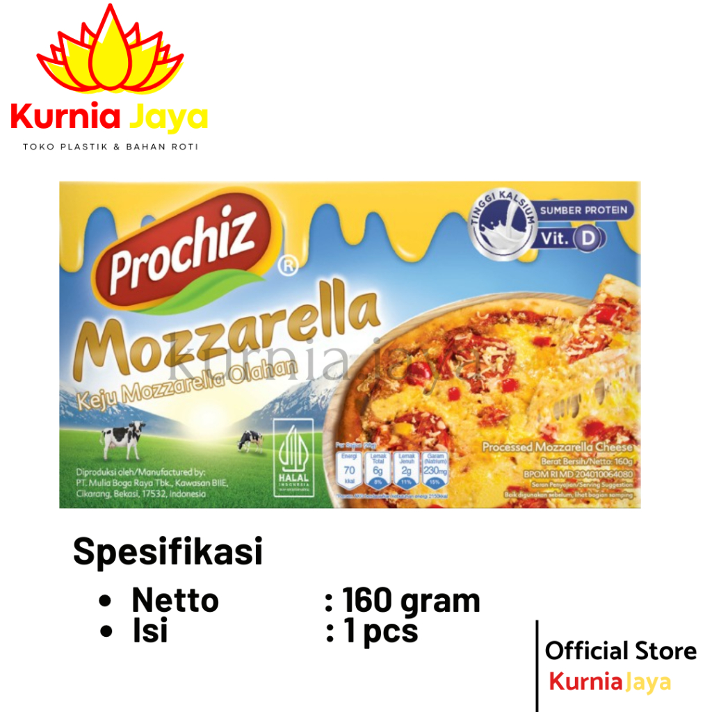 

[ PROCHIZ ] Mozarella 160gr