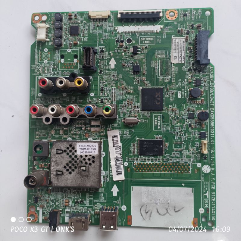 MB LG 32LB563D, Mainboard TV LG 32LB563D