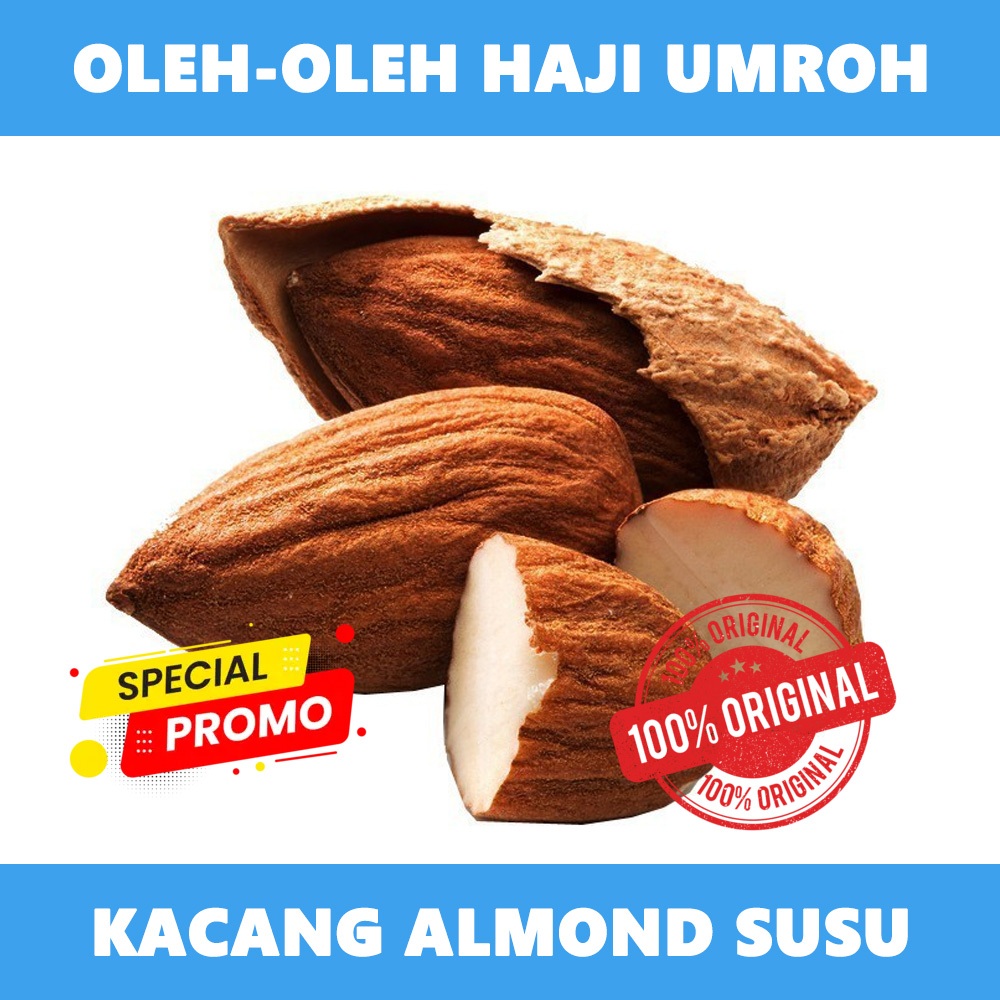 

Kacang Almond Premium Matang Roasted Almond Susu Almond Milk Almond Kulit Oleh-Oleh Haji Umroh