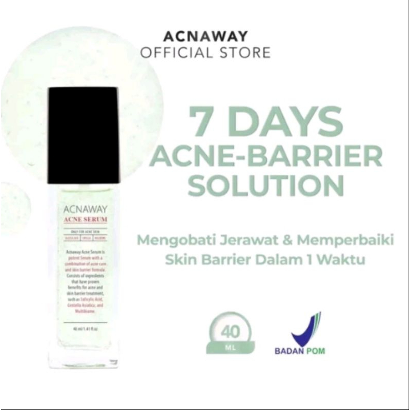 ACNAWAY -  ACNE SERUM 40g & ACNAWAY CREAM 20g ONLY FOR ACNE SKIN