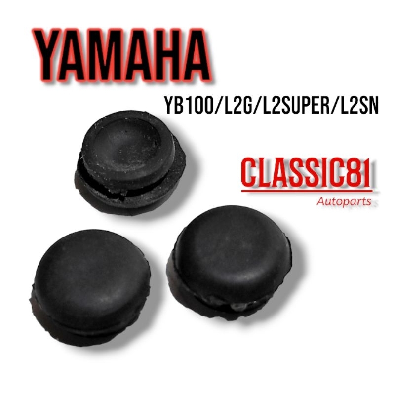 Karet Tutup Lubang Setelan Stelan Karburator Karbu Blok Mesin Yamaha l2 Super YB100 L2S Baru Stok La