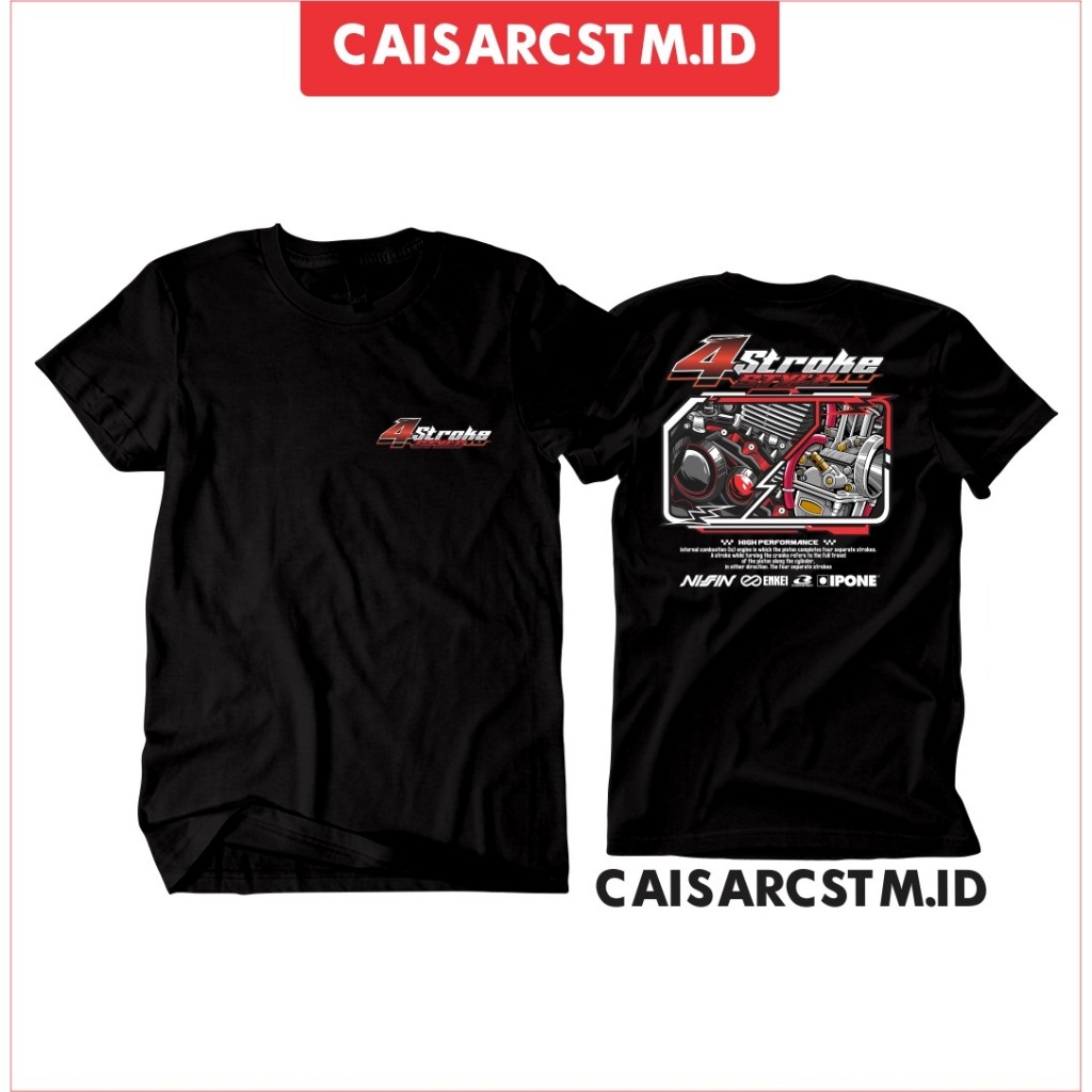 Kaos 4 Stroke styel v2 Racing 4 Tak Four Stroke  Engine
