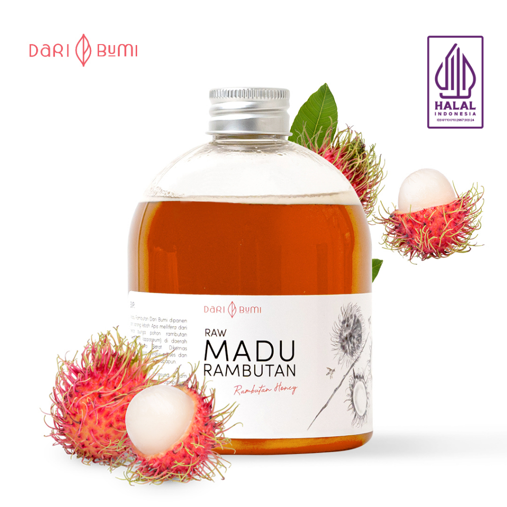 

Dari Bumi Madu Murni Rambutan 650 Gr Raw Honey Premium