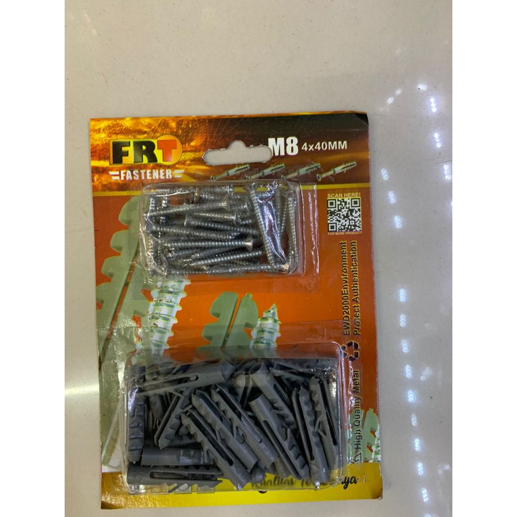 FISHER + SKRUP M6 (3x30mm) / M8 (4x40mm)  FRT