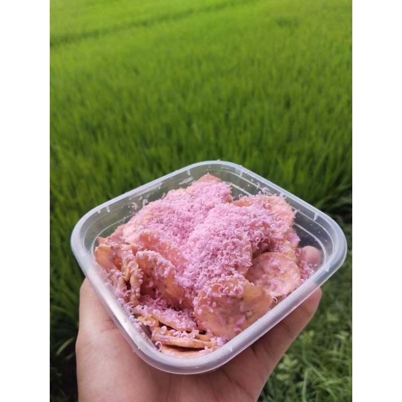 

(FREE SUMPIT) KERIPIK PISANG LUMER STRAWBERRY 110GRAM