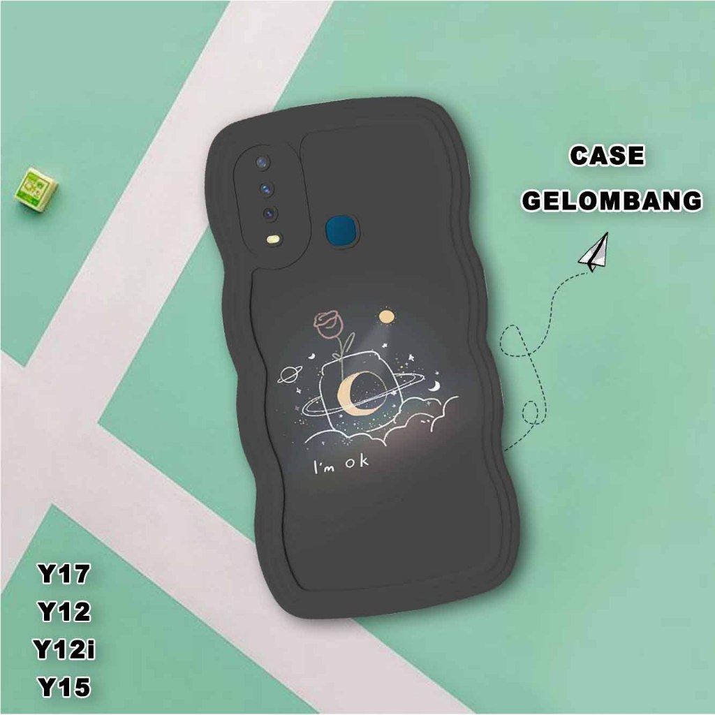 Case Hp - Gelombang Vivo Y17- Vivo Y12 - Vivo y12i - Vivo Y15 -  Casing Hp Gelombang Vivo Y17- Vivo 