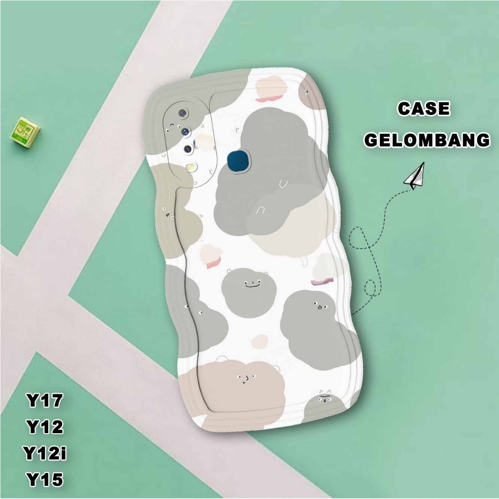 Case Hp - Gelombang Vivo Y17- Vivo Y12 - Vivo y12i - Vivo Y15 -  Casing Hp Gelombang Vivo Y17- Vivo 