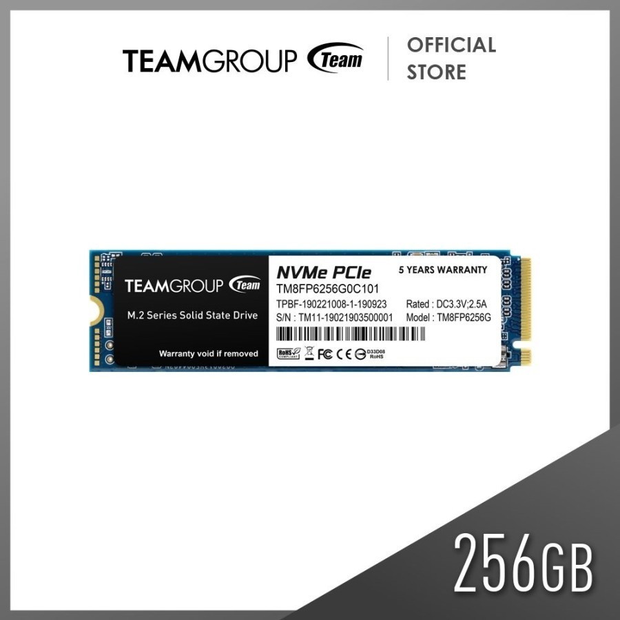 Teamgroup SSD M.2 2280 PCI-e 3.0 x4 with NVMe MP33 256GB