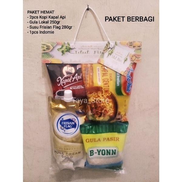 

Paket Sembako Hemat / Paket Berbagi / Paket Donasi / parcel Lebaran / Hampers Idul Fitri