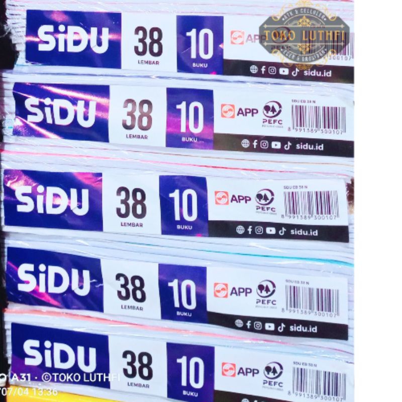 

BUKU SIDU 38 LEMBAR 1 PACK ISI 10 BUKU