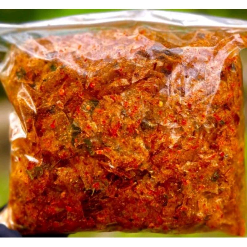 kripik kaca kripik singkong pedas daun jeruk 1kg