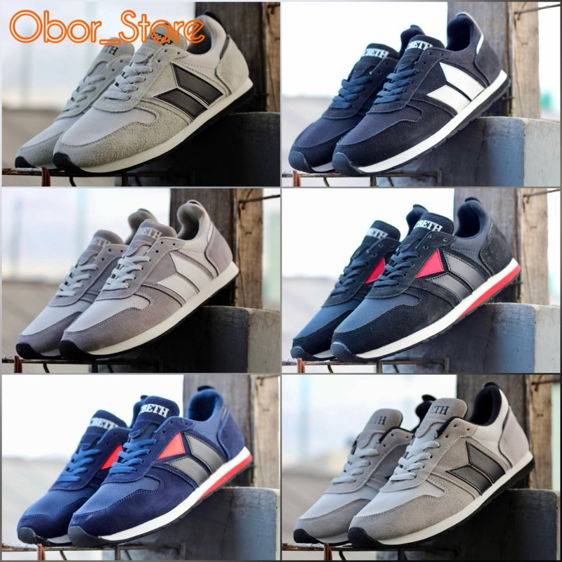 Sepatu Pria Macbeth Clasic Sepatu running kulit suede