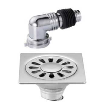 Floor Drain 3Inch STAINLESS + Konektor Pembuangan Mesin Cuci
