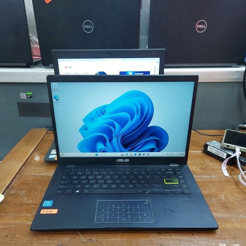 Laptop asus celeron ram 4gb ssd 512gb E410M 234