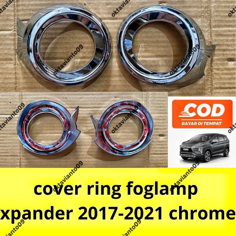 cover ring foglamp xpander chrome