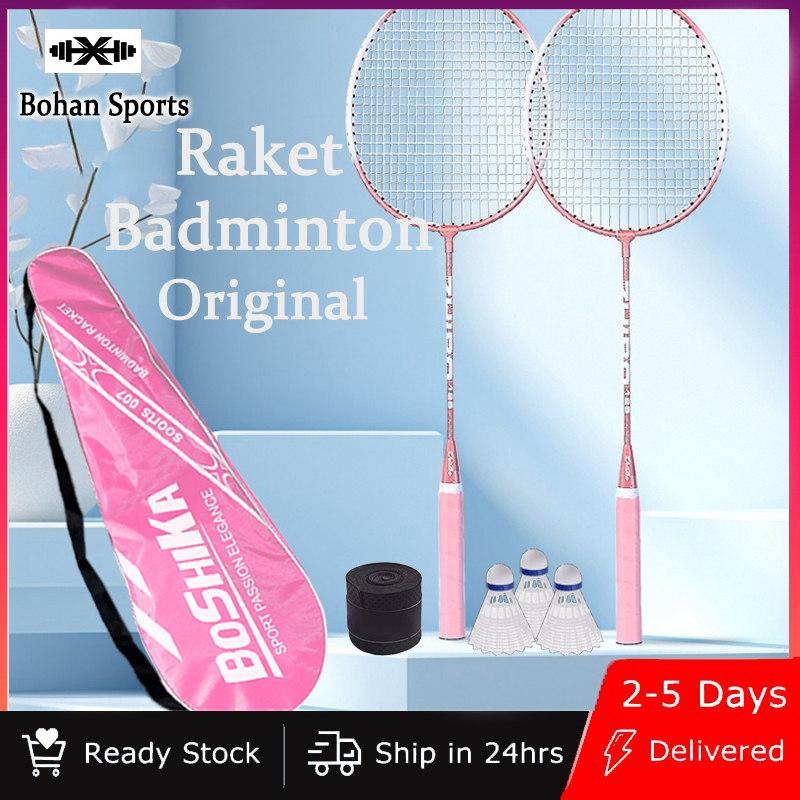 Bofei Raket Bulutangkis Raket Bulu Racket Badminton Original Tangkis Alat Olahraga
