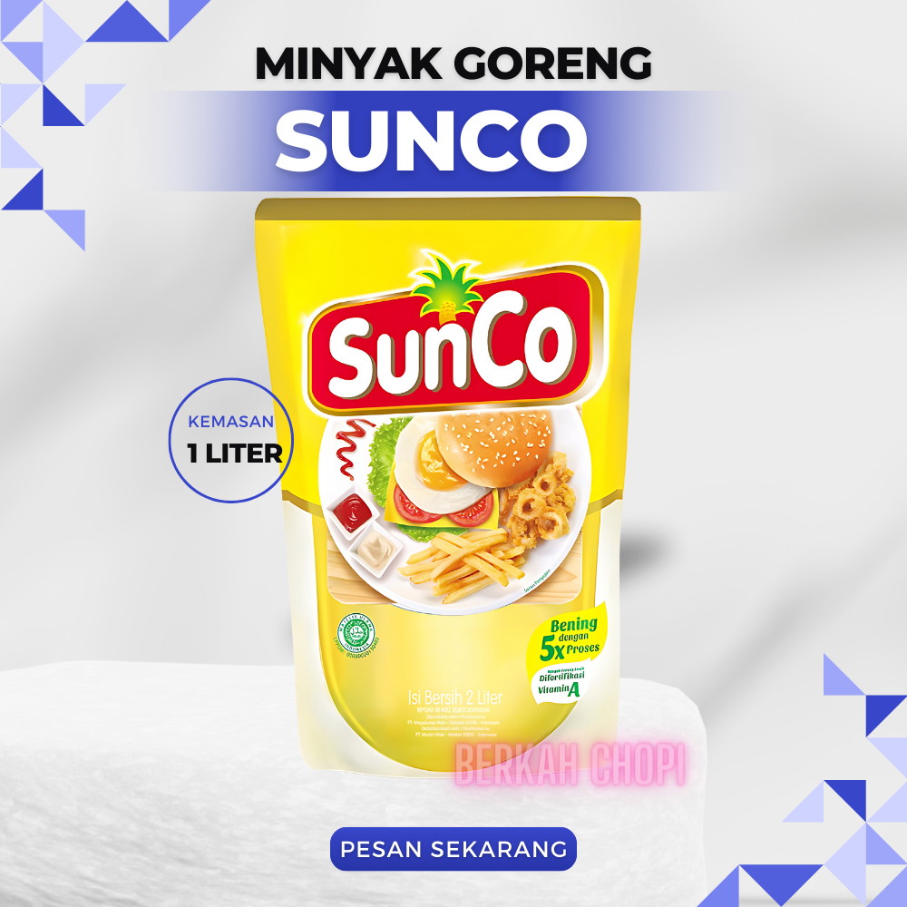 

MINYAK GORENG JERNIH BERKUALITAS KEMASAN 1 LITER - BERKAH CHOPI