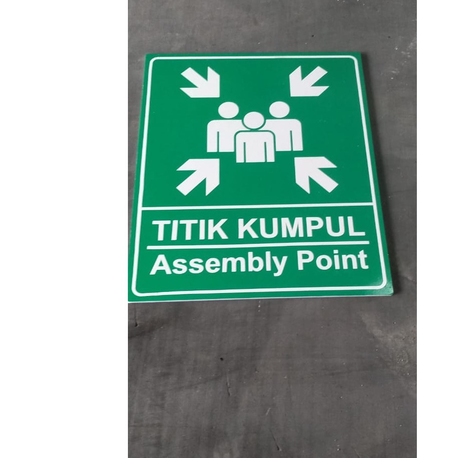 

KODE U4G5 Akrilik sign titik kumpul 3x25