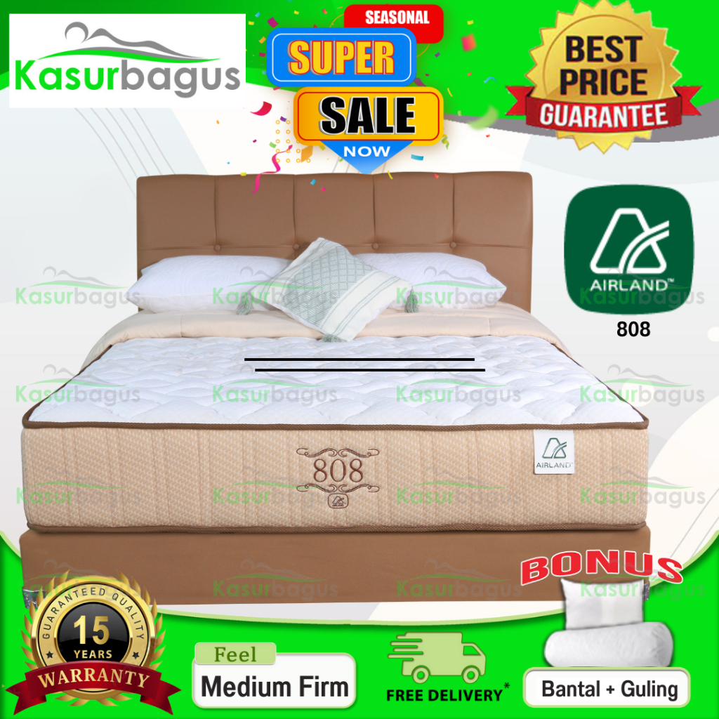 Airland Kasur Springbed 808 Standard - Full Set 140x200
