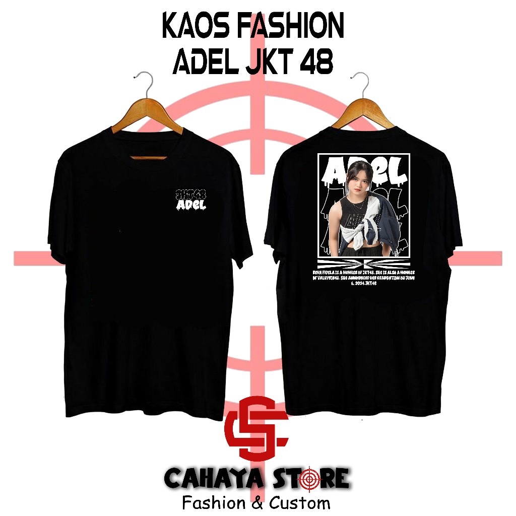 TSHIRT FASHION - KAOS ADEL JKT 48 - ADEL JKT48 - Kaos ADEL JKT48 - Baju Member JKT48 - Tshirt Idol -